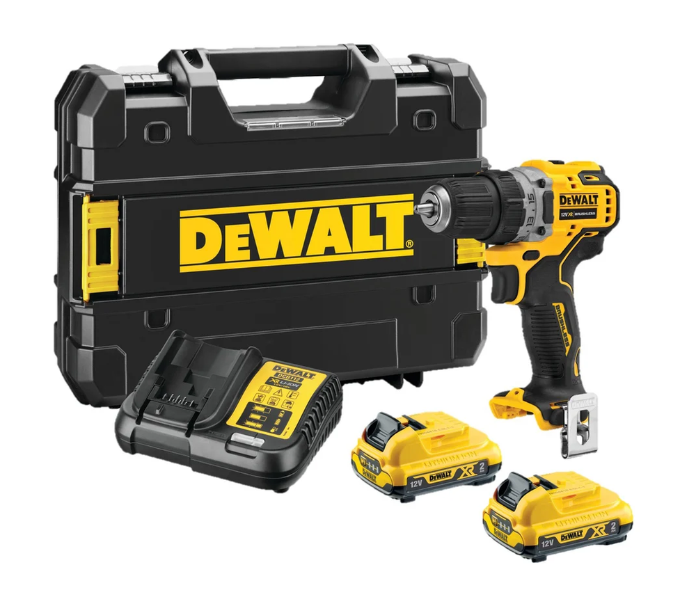 Компактная дрель-шуруповерт Dewalt XR 12В DCD701MD1E-A9, АКБ в комплекте