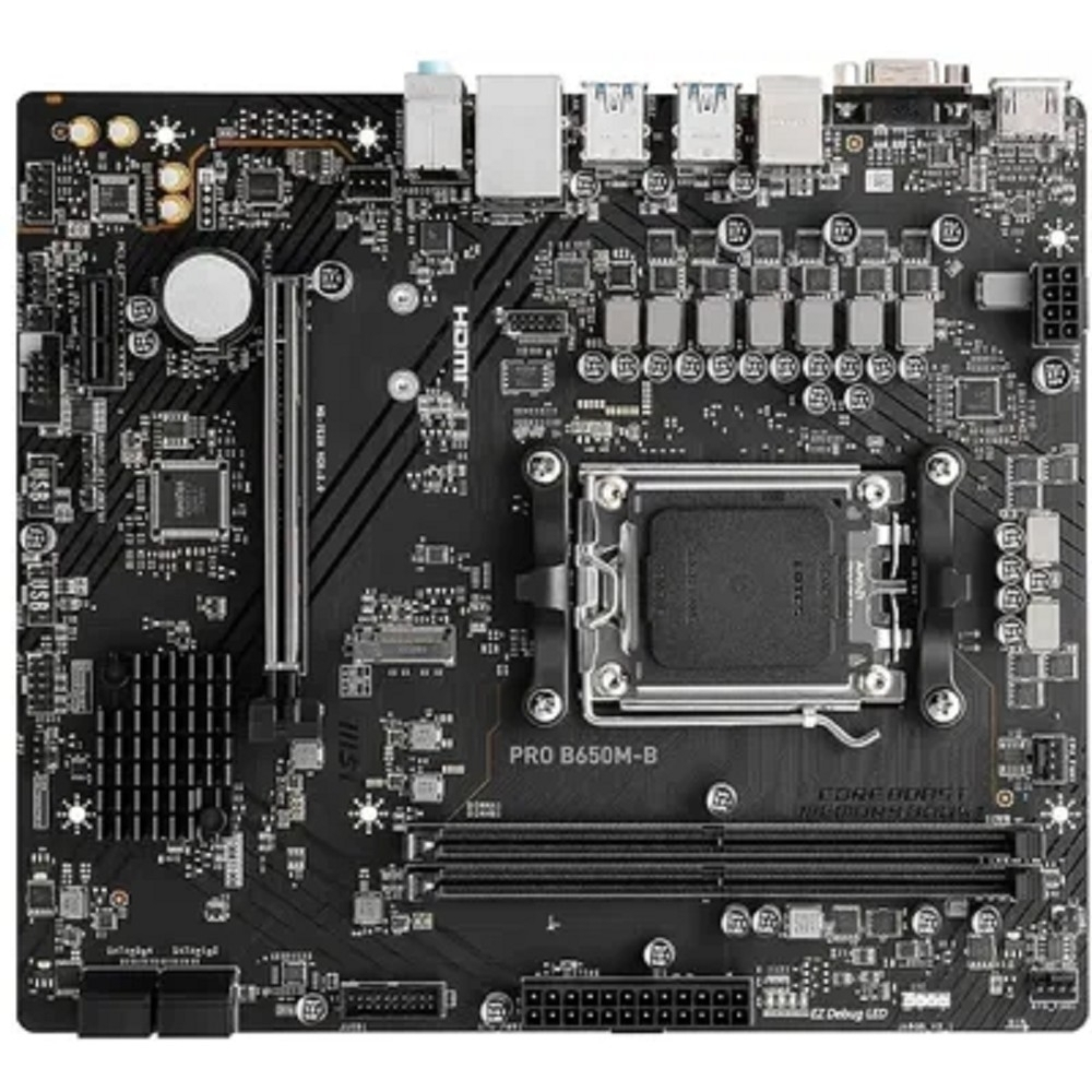 Материнская плата Материнская плата MSI PRO B650M-B, SocketAM5, AMD B650, mATX, Ret