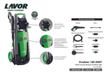 Электрическая минимойка LAVOR Predator 180 Digit