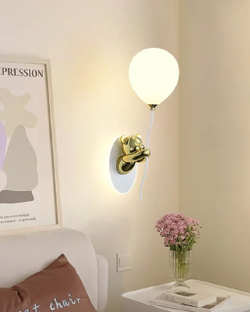 Креативный и персонализированный мультяшный детский настенный светильник в двух вариантах 😍