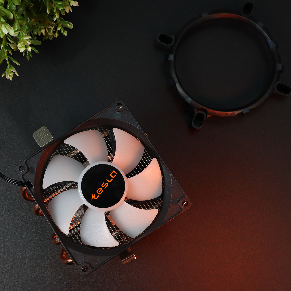 Кулер для CPU TESLA 940, 1х92мм, 2200rpm, 3-pin, Al+Cu, серебристый-черный-белый, 52CFM, 23дБ, 4-PIPE(прямой контакт), TDP 120Вт, INTEL 1700/1200/115x/775/1366, AMD AM5/AM4/AM3(+)/AM2(+)/FM2(+)/FM1/754/940/939 (TSL-940-NL)