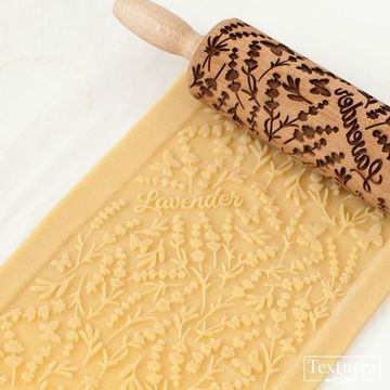 Малая скалка с узором Лаванда