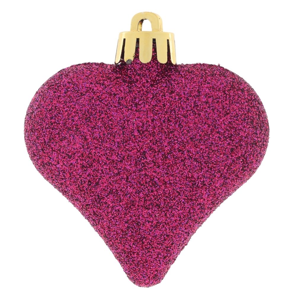 GAEM Набор из 6шт Украшение новогоднее "Сердце", L16 W2,5 H10,5 см