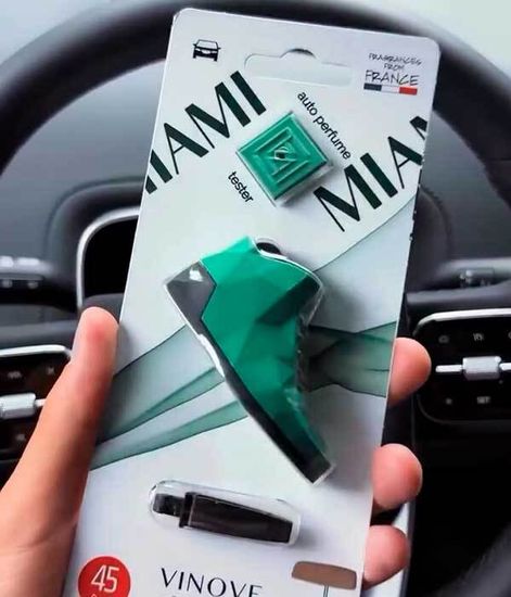 Майами, дизайнерский ароматизатор для автомобиля Miami NETROshoe, Vinove
