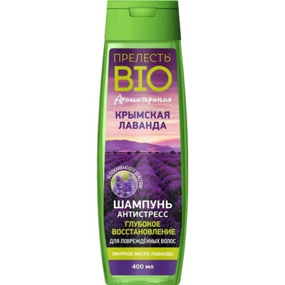 Прелесть Био Шампунь д/волос Крымская лаванда 400мл.