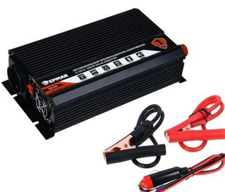Преобразователь напряжения с 12Vна220V (1000Вт) (DC\AC Инвектор) ЕРМАК 938005