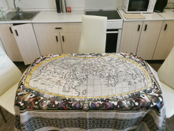 Скатерть "Карта мира по Птолемею"