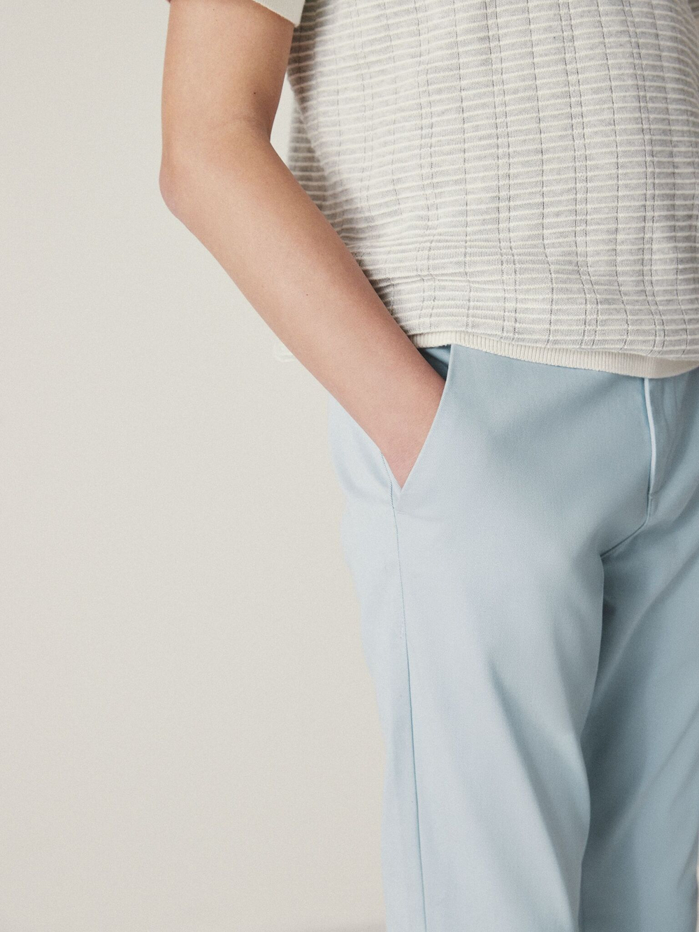 Брюки чинос для мальчика Next 241-876, Голубой