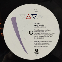 Винтажная виниловая пластинка LP Grace Jones Slave To The Rhythm (UK 1985)