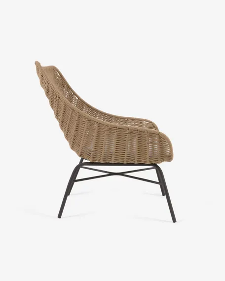 Плетеное кресло Abeli бежевоe