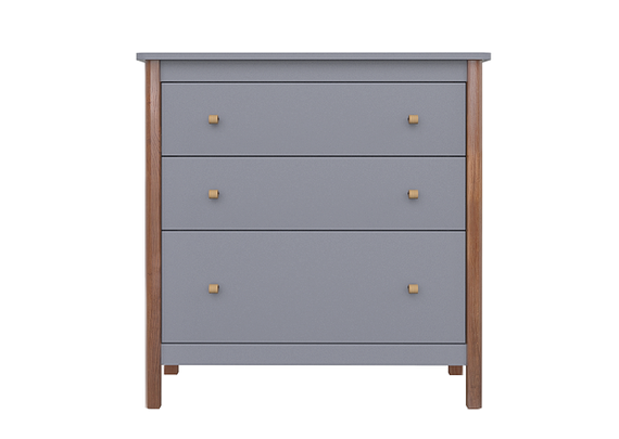 Комод Classic 3 ящика (серый)