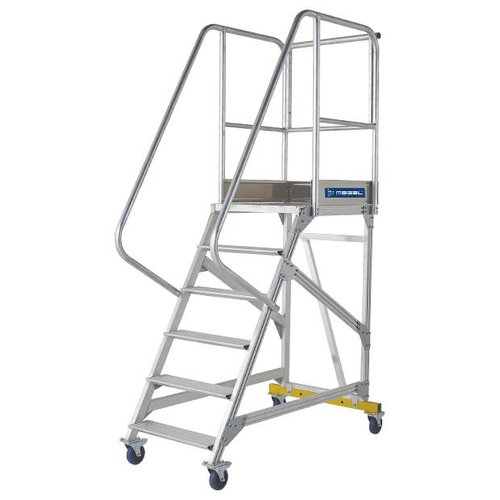 Вышка - стремянка разборная на колесах (300кг+150кг) MEGAL ВС3-1.0