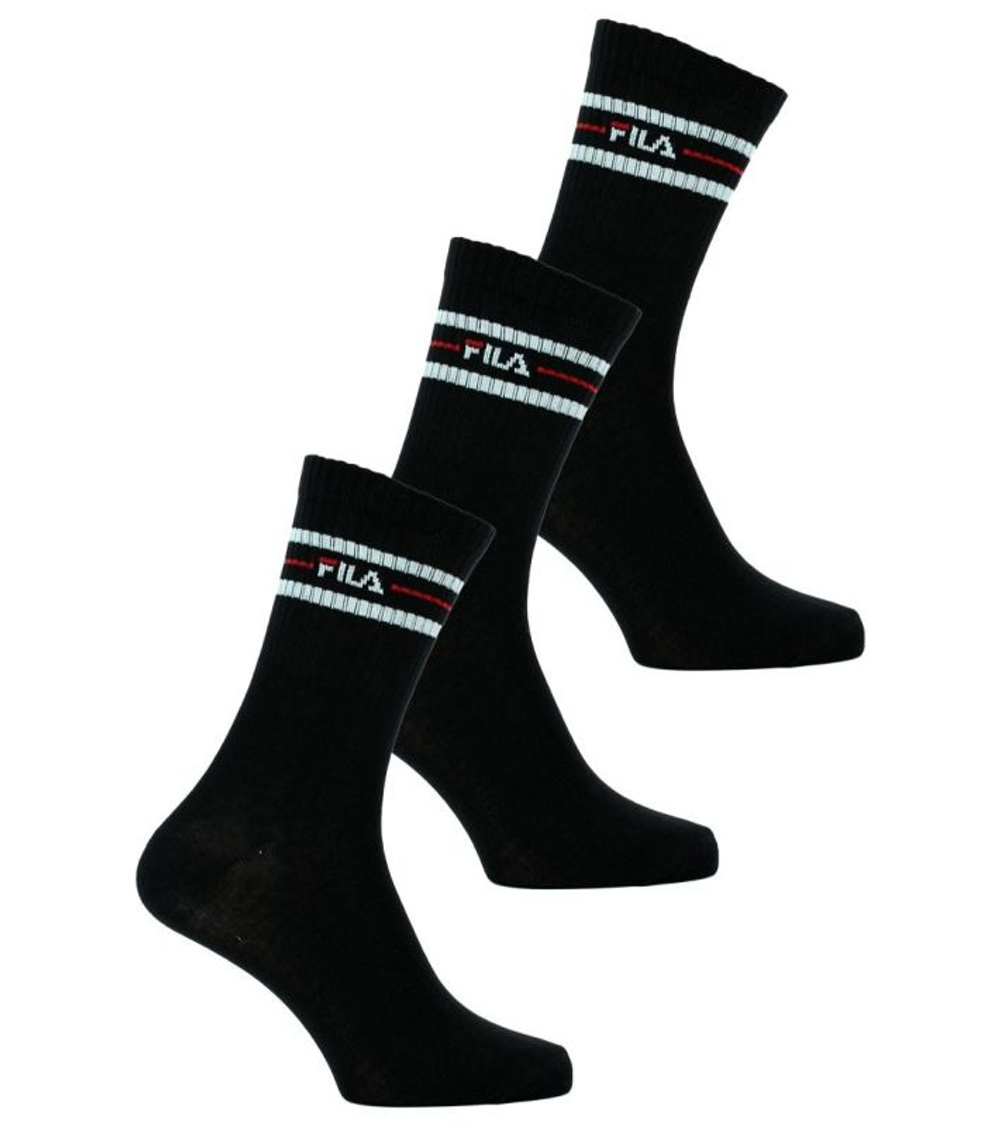 Теннисные носки Fila Lifestyle socks Unisex F9092 - 3P black