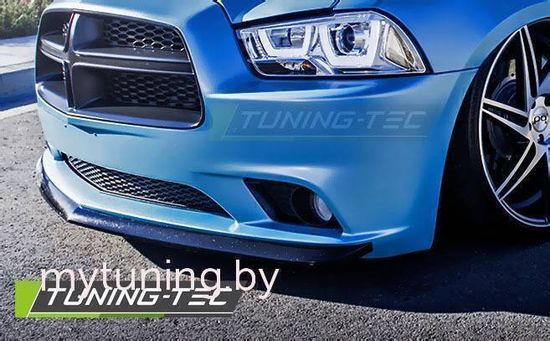 Передние фары tube light chrome для Dodge Charger LX II