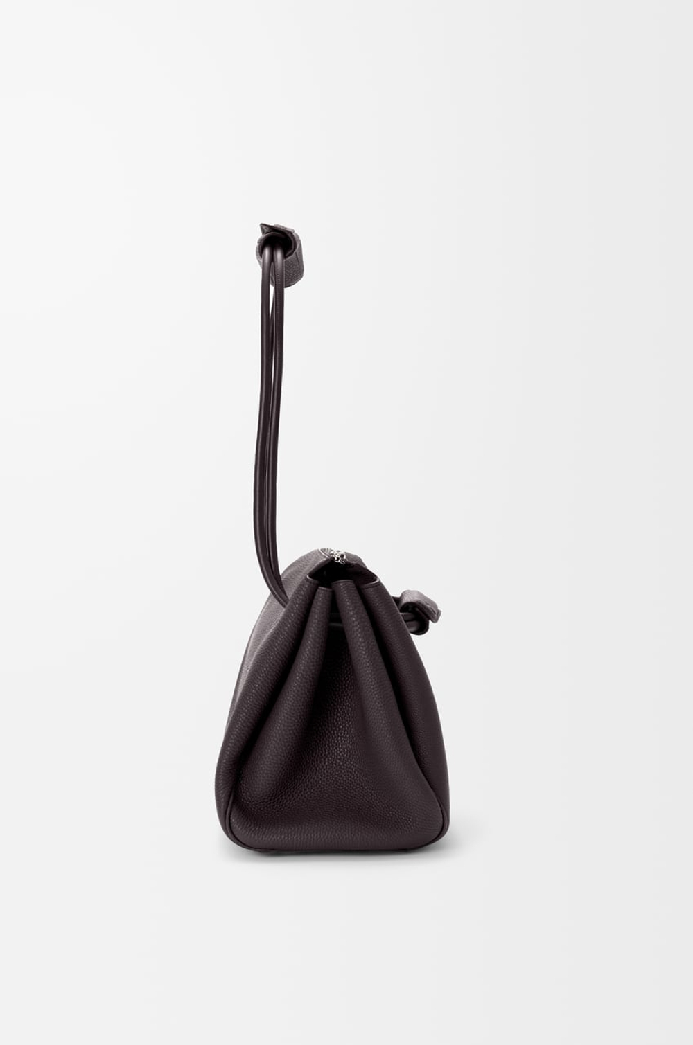 Loewe Сумка Madrid среднего размера из мягкой зернистой телячьей кожи, темно-коричневый