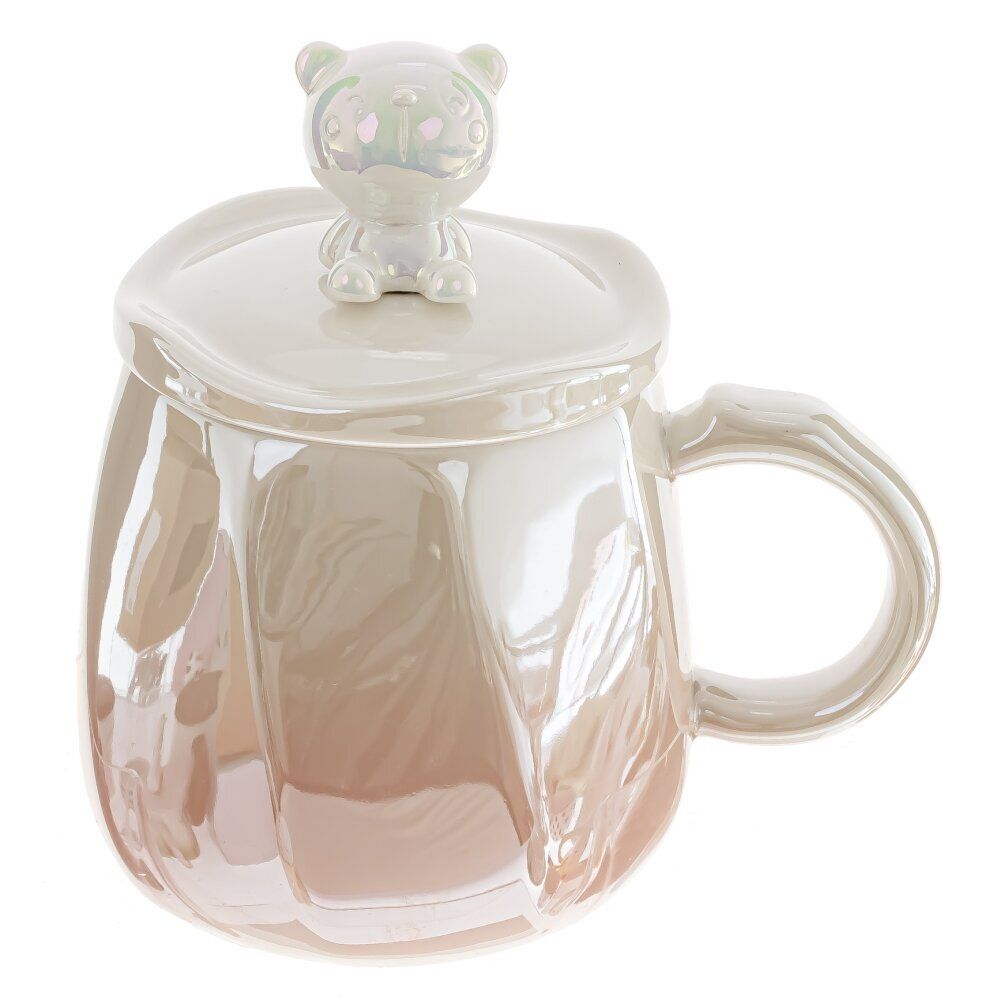 GAEM Кружка с крышкой, 400 мл, L8 W8 H9 см, 4в.