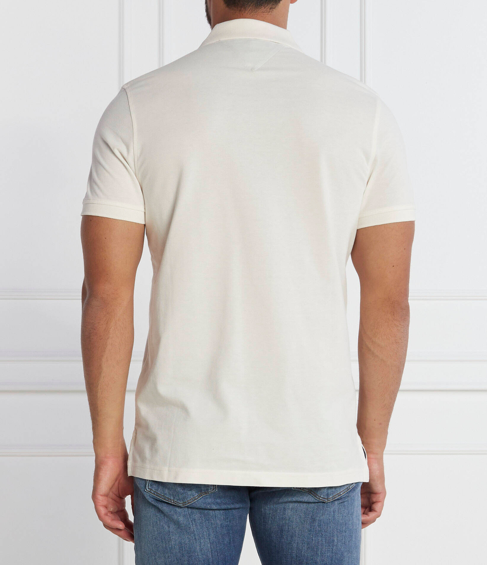 Поло GS CHECK PLACKET Tommy Hilfiger - кремовый(MW0MW33266)