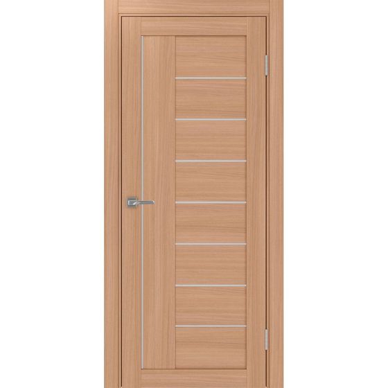 Купить Межкомнатная дверь экошпон Турин 524.21 ясень тёмный остеклённая