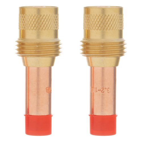 Держатель цанги с газовой линзой для электрода 2,4 мм, 2 шт Denzel