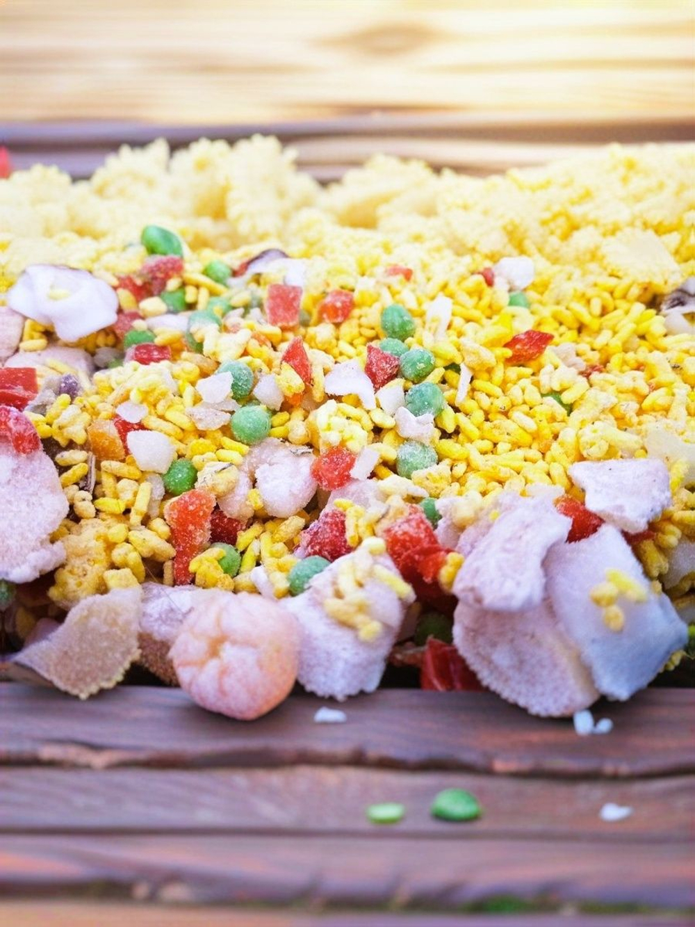 Паэлья с курицей и морепродуктами 400г быстрозамороженная