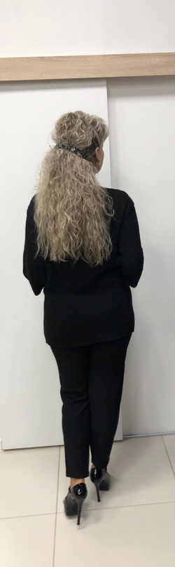 Нарядный теплый джемпер крупной вязки