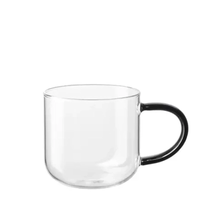 ASA Coppa Стеклянная кружка 400 мл черная