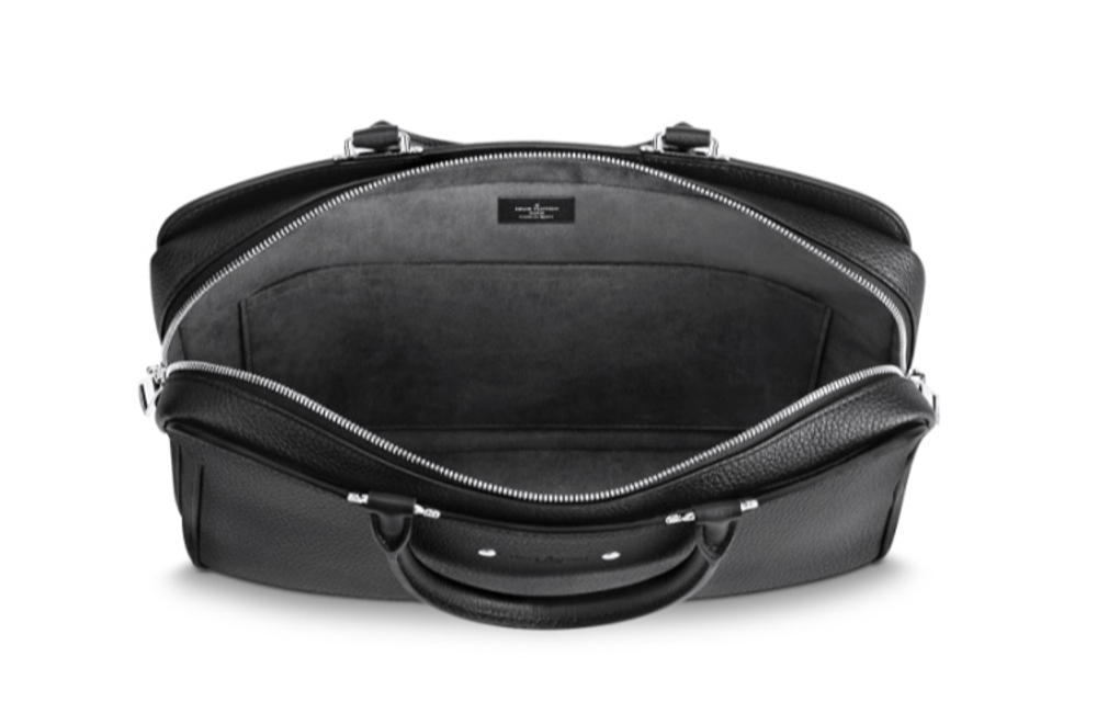 LOUIS VUITTON ARMAND Cow Leather Briefcase, Laptop Bag, Shoulder Bag, Crossbody Bag, Handbag Men"s Black