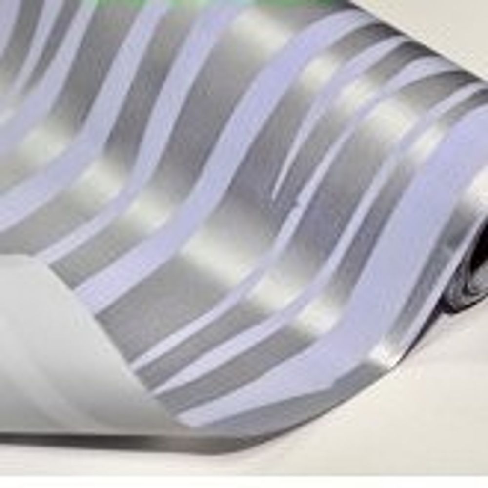 Пленка 2-х ст Зебра СЕРЕБРО НА СИРЕНЕВОМ (10м)