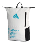 Рюкзак для падел Adidas Multigame White-Blue, лёгкий и водонепроницаемый