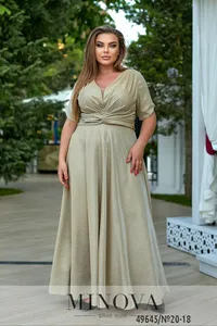 Платье 20-18-золотисто-бежевый Minova