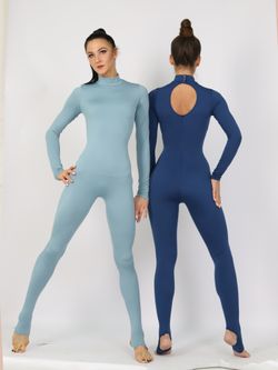 Комбинезон Cat Suit - SS, Голубой дым