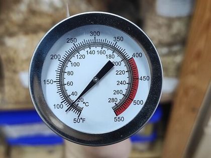 Механический кухонный термометр для пищи, щуп 40 см