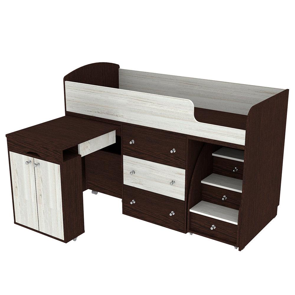 Кровать-чердак КарИВи Малыш Венге Винтерберг