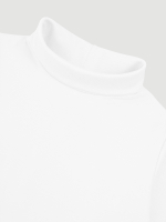 Лонгслив с высоким воротом Mjölk White