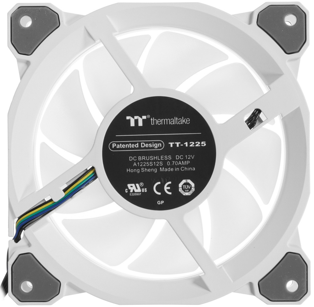 Thermaltake Riing Quad 12 RGB Radiator Fan White TT Premium Edition CL-F100-PL12SW-A