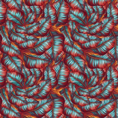 Листья пальмы узор