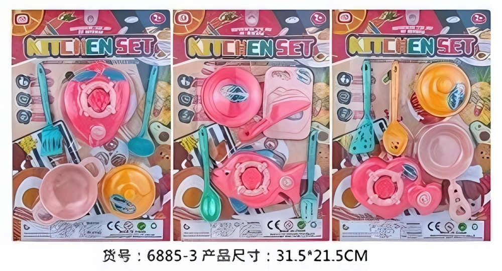 Набор посуды «Шеф-повар», 5-6 предметов, 31.5*21.5 см, в ассортименте