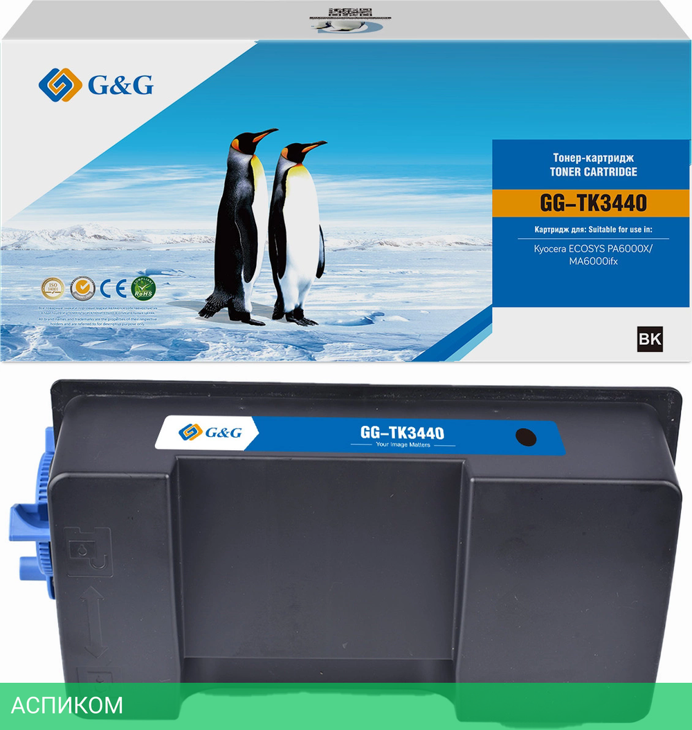 Картридж G&G TK-3440 черный (GG-TK3440)