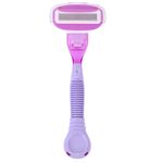 Бритвенный станок многоразовый женский, 5 лезвий, 12 кассет, плавающая головка, X-ONE (ИКС-УАН), 700021