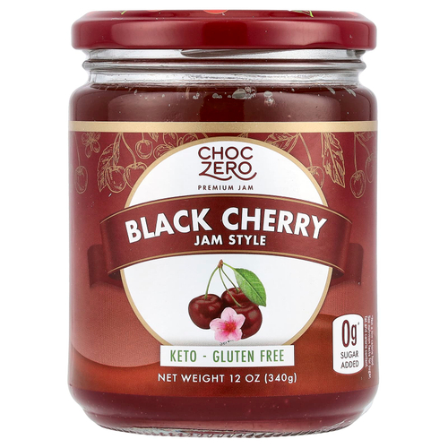 ChocZero, Fruit Spread, черная вишня, 340 г (12 унций)
