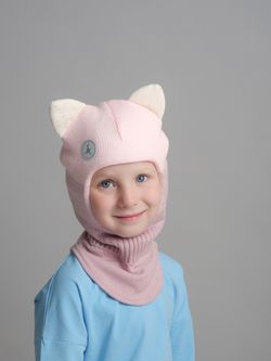 Шлем весенний/осенний вязаный (Пион) КИС
