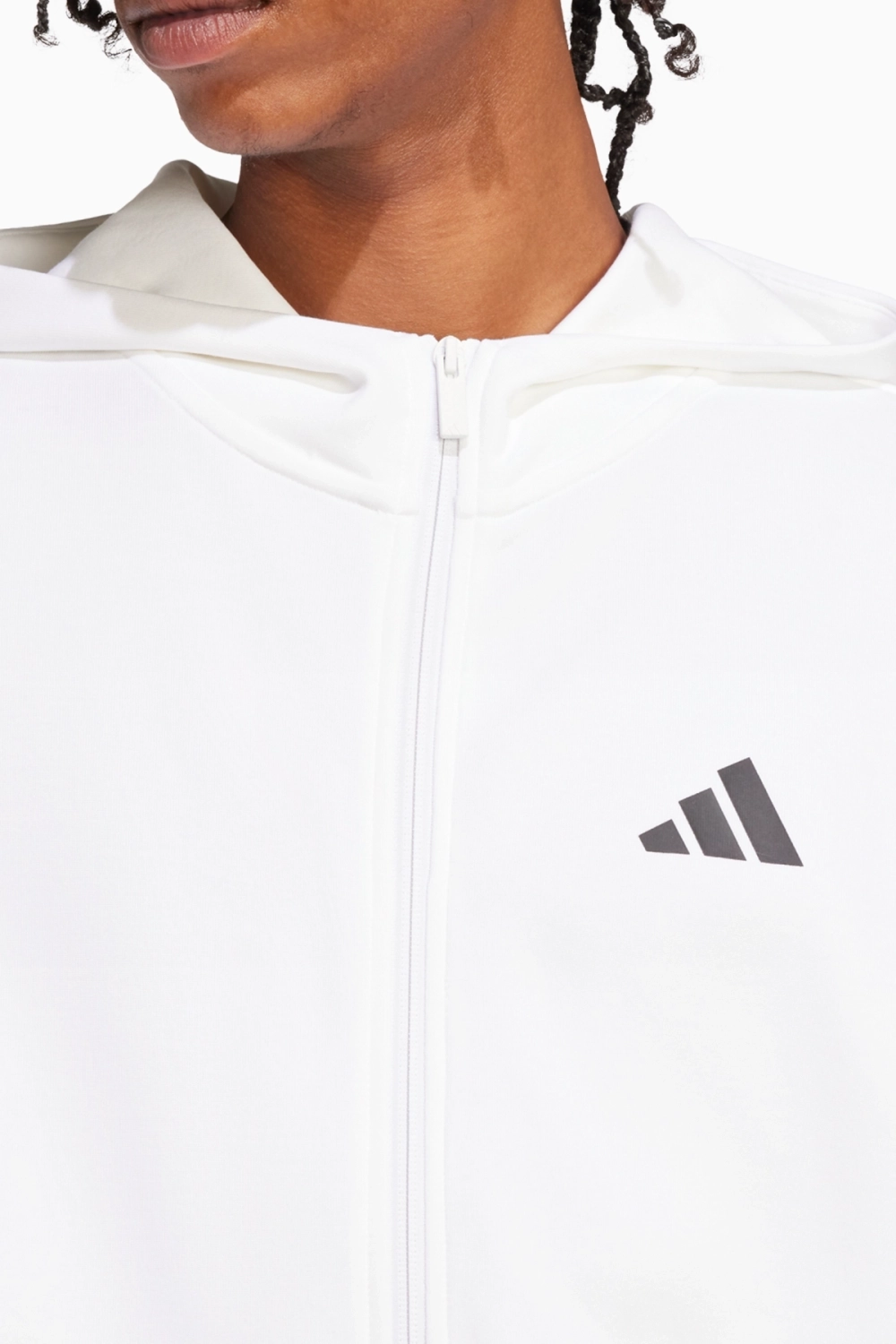 Кофта adidas Future Icons Small Logo Full-Zip - белый