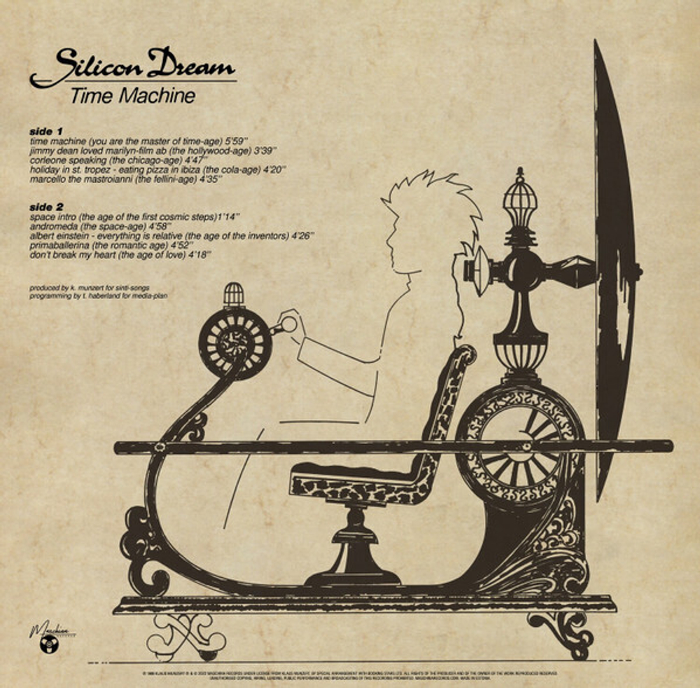 LP: SILICON DREAM — «Time Machine» (1988/2022) [White Vinyl]