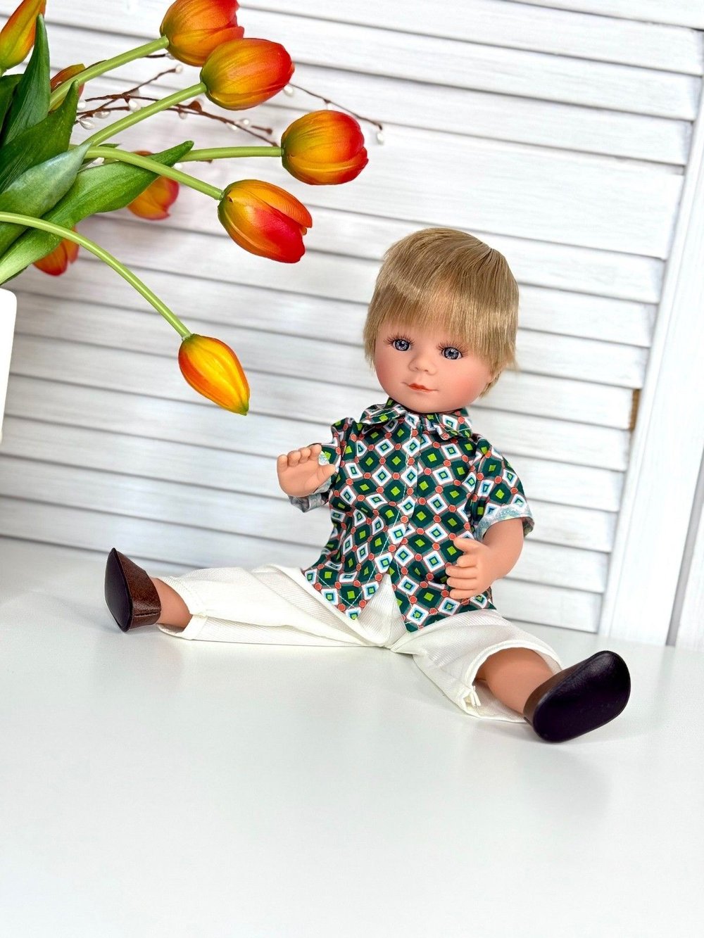 Кукла D Nenes виниловая 34см Mario (022273)