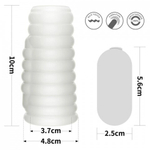 Насадка на пенис с вибрацией Wave Knights Ring  (10*3,7)