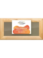 Деревянная рама 20x50 для постера и фотографий сеч. 60x18