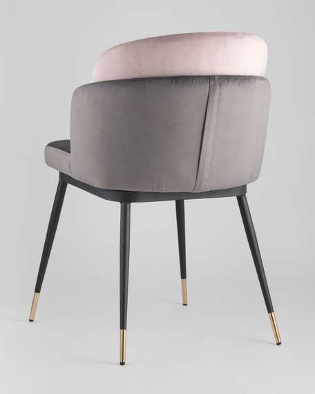 Стул Penn пыльно-розовый/серый