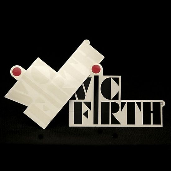 VIC FIRTH Наклейка с логотипом Vic Firth черная