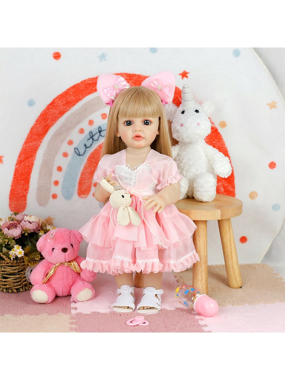 Кукла Реборн виниловая LifeReborn 55см (LR-030)