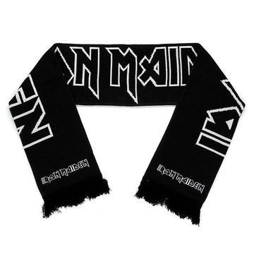 Шарф Iron Maiden чёрно-белый (2166)